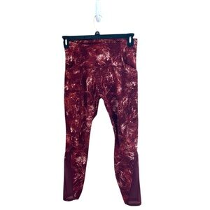 🔶ALL IN MOTION: Women’s M, orange galaxy print athletic pocket leggings🔶